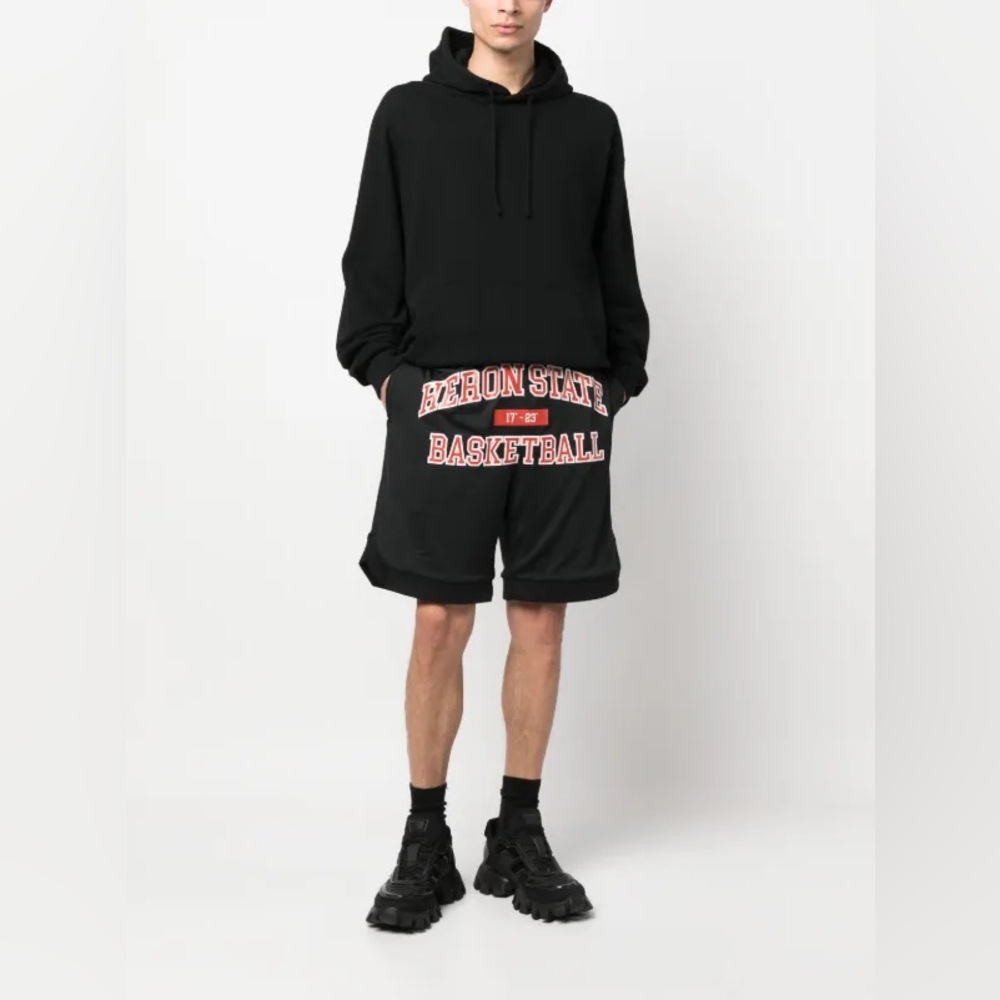 Heron Preston logo-print basketball shorts